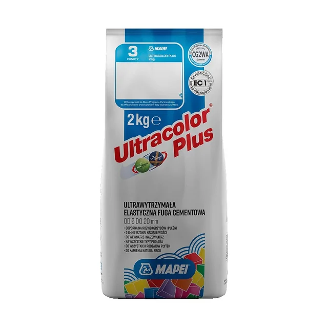 Αρμόστοκος Mapei Ultracolor Plus 127 αρκτικό γκρι 2 kg