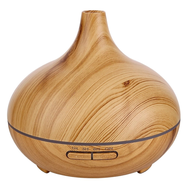 Aromacare Zen light, diffusore di aromi ad ultrasuoni, legno chiaro, 300 ml