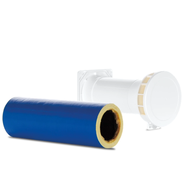 ASDV vortices 100 automatic inlet pipe valve with sound insulation