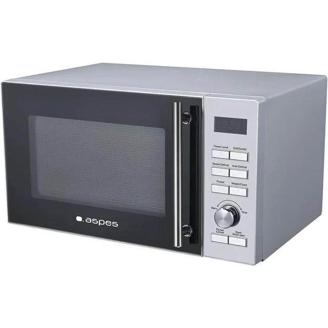 Aspes Microwave with Grill AMWC25900DGN Steel 900 W 25 L