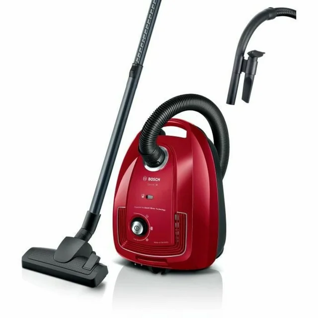 Aspirador BOSCH BGB38RD2 Preto Vermelho 600 W