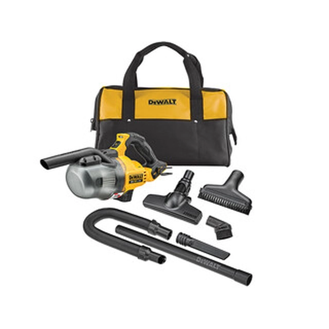 Aspirador de mano a batería DeWalt DCV501LN-XJ 18 V | 0,7 l | escobilla de carbón | Sin batería y cargador | En una caja de cartón