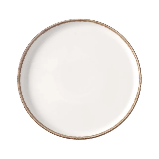 Assiette à bord haut Vanille 270 mm