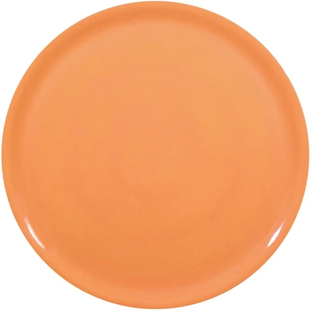 Assiette à pizza spéciale en porcelaine, orange, diamètre. 31 cm - ensemble 6 pcs.