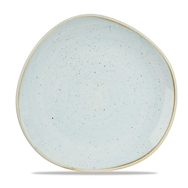 Assiette en forme organique Stonecast Duck Egg Blu 264 mm