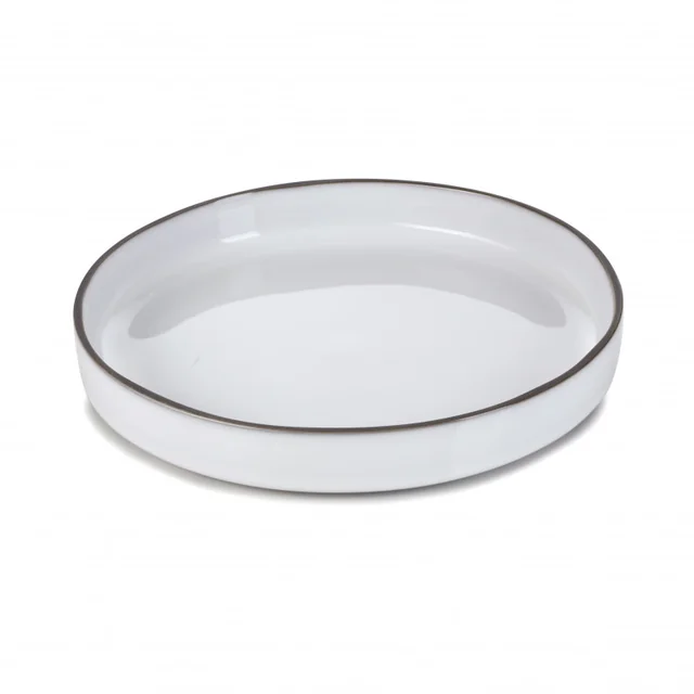 Assiette gourmande CARACTERE 23 cm Nuage Blanc