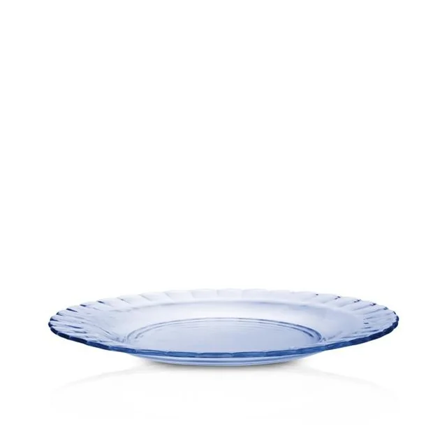 Assiette PICARDIE MARINE bleue o230x(H)20mm