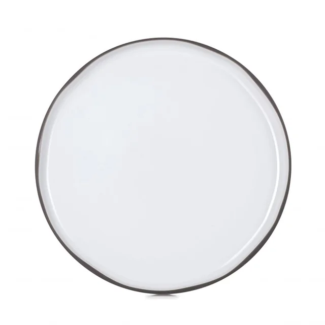 Assiette plate CARACTERE 26 cm Nuage Blanc