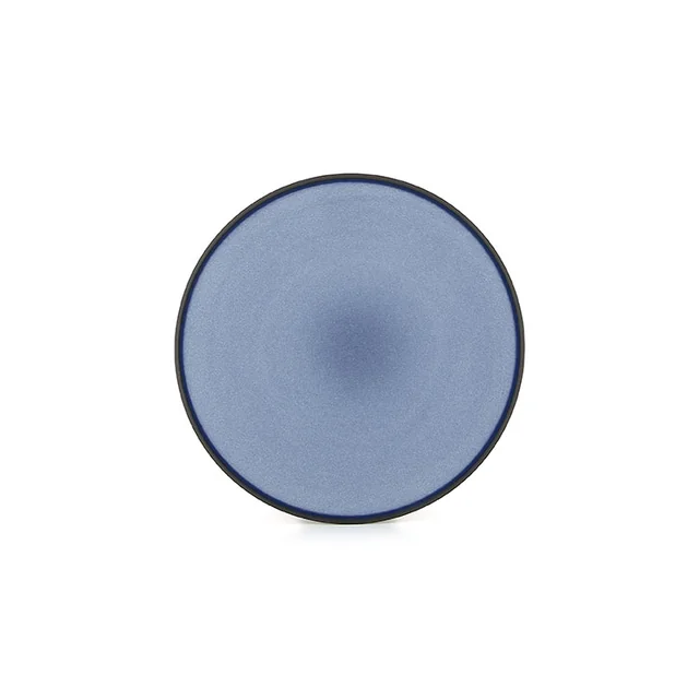 Assiette plate Equinoxe 21 cm bleu