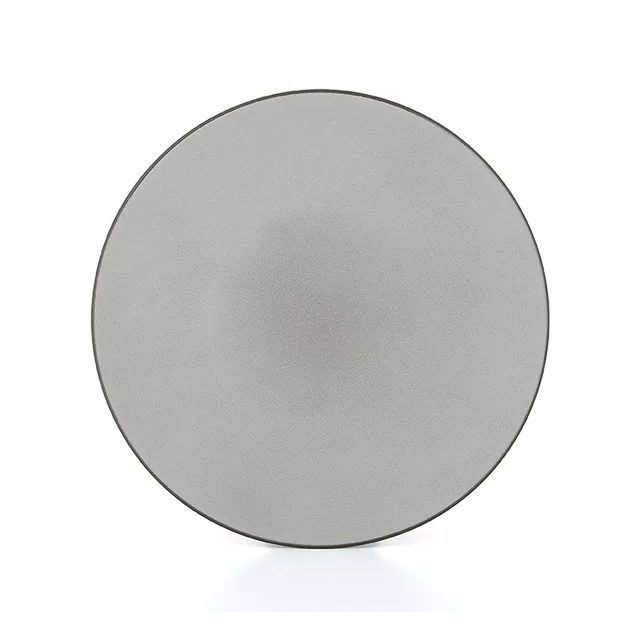 Assiette plate Equinoxe 28 cm gris