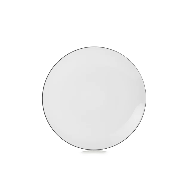 Assiette plate Equinoxe blanc 16 cm