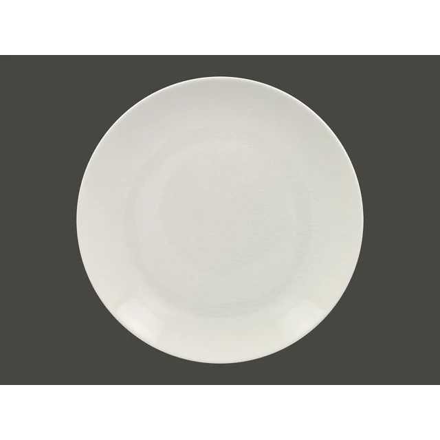 Assiette plate vintage 24 cm blanc