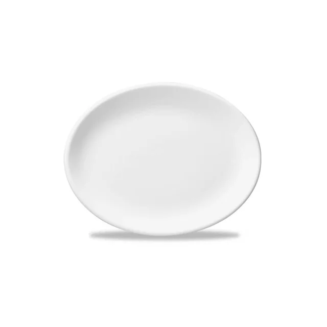 Assiette / plateau ovale Blanc 280 mm