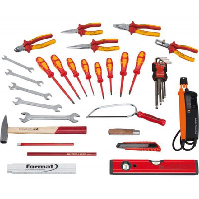 Assortment of tools for electricians 37 pcs.FORMAT