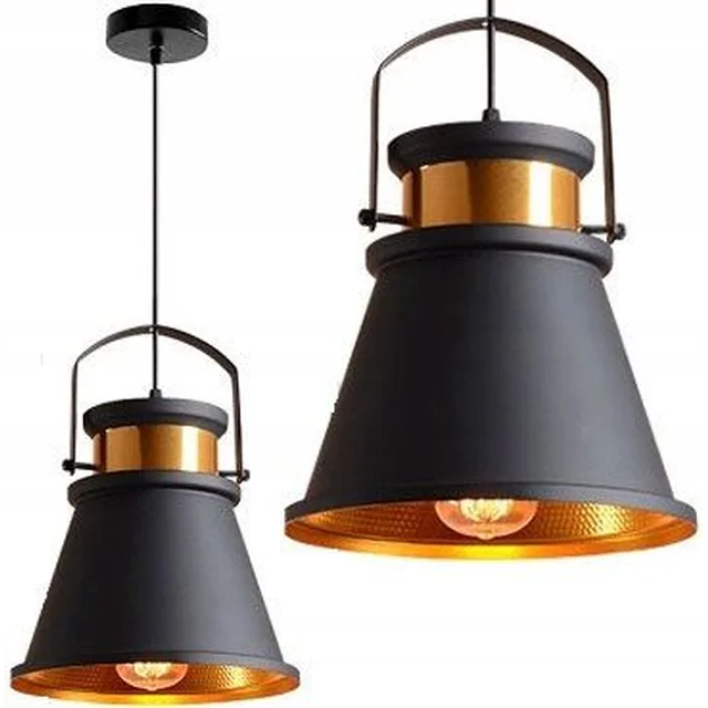 ASTI C ceiling lamp, black