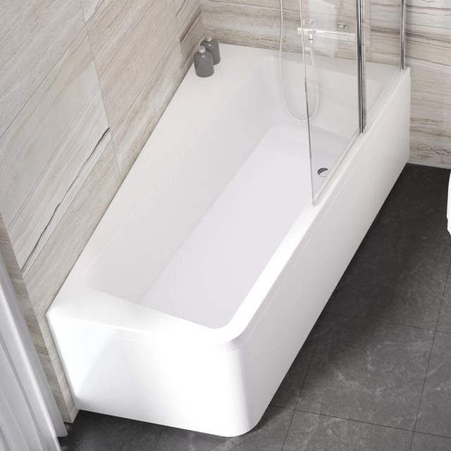 Asymmetric bathtub Ravak 10°, 160x95, right