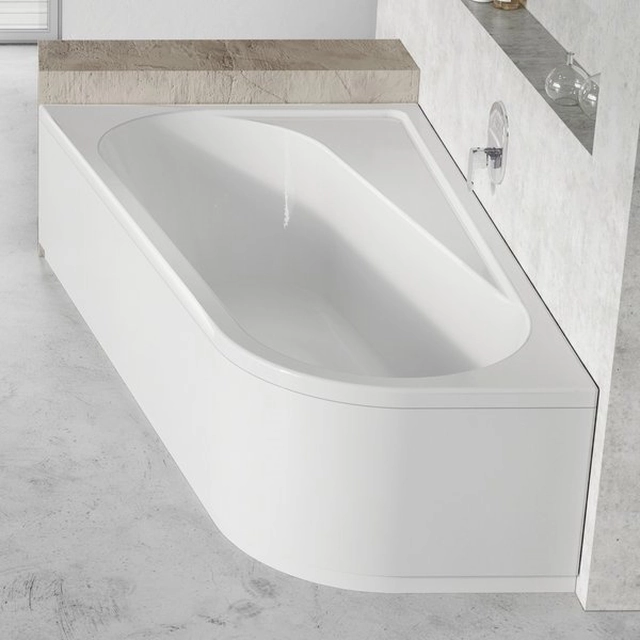 Asymmetrische Badewanne Ravak Chrome, 170x105, links