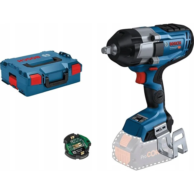 Ασύρματο κρουστικό κλειδί Bosch Bosch BITURBO GDS 18V-1000 C Professional solo, 18V (μπλε/μαύρο, χωρίς μπαταρία και φορτιστή, 1/2 , σε L-BOXX)