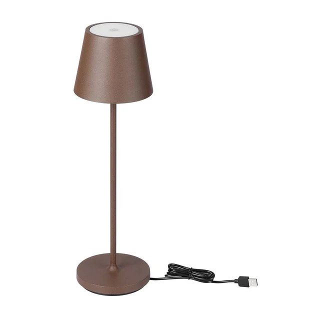 Asztali lámpák – Vezeték nélküli töltőlámpák – IP54 – Corten – 1.5 Watt – 150 Lumen – 3000K