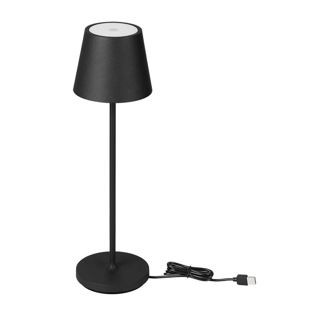 Asztali lámpák – Vezeték nélküli töltőlámpák – IP54 – Fekete – 1.5 Watt – 150 Lumen – 3000K