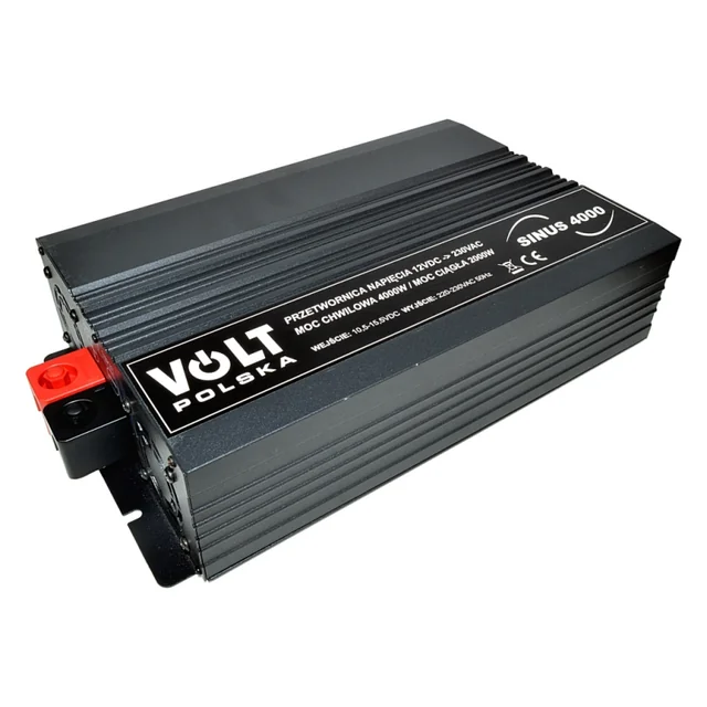 Átalakító 12-> 230V VOLT POLSKA SINUS 2000/4000W Inverter, átalakító