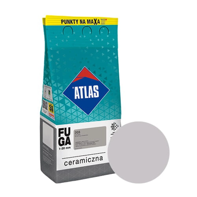 Atlas Ceramic Grout 2 kg Ash Gray 202