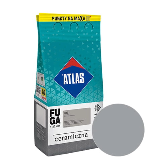 Atlas κεραμικός ενέματα 5 kg γκρι 035