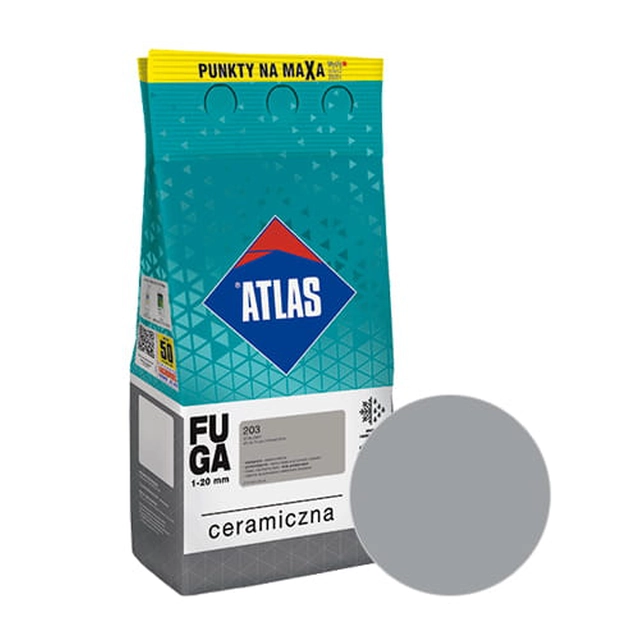 Atlas keraminis skiedinys 5 kg pilkas 035