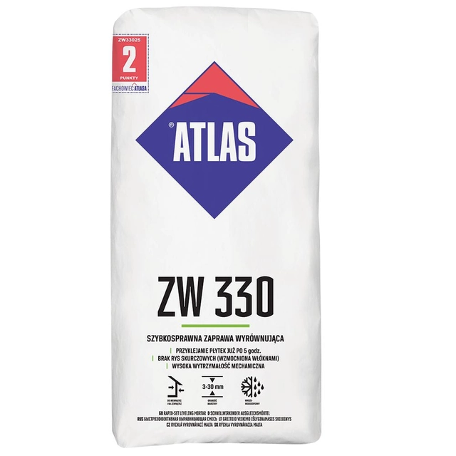 Atlas ZW egalisatiemortel 330 25kg