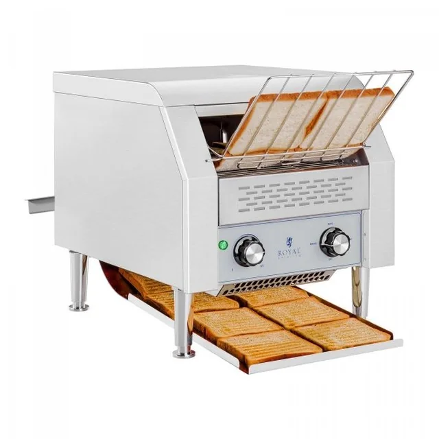 Átmenő kenyérpirító - 2200 W - 7 sebességek - 3 ROYAL CATERING módok 10010268 RCKT-1940