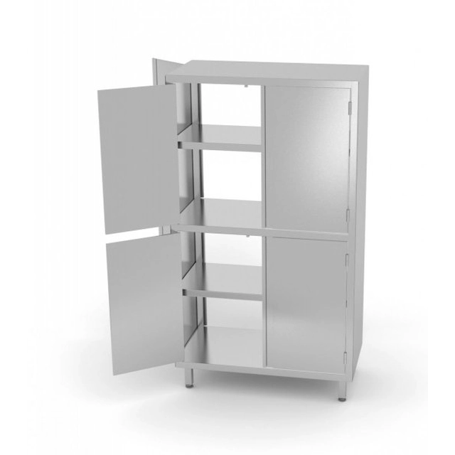 Átmenő szekrény válaszfallal és csuklós ajtóval 1000 x 700 x 2000 mm POLGAST 306107-2 306107-2