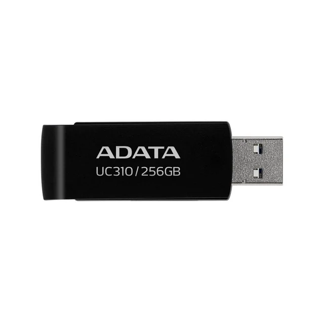 ATMIŅAS PIEDZIŅA zibspuldze USB3.2 256G/BLACK UC310-256G-RBK ADATI