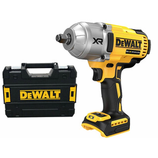 Atornillador de impacto inalámbrico DeWalt DCF900NT-XJ 18 V | 1396 Nm | 1/2 pulgadas | Sin escobillas de carbono | Sin batería y cargador | TSTAK en una maleta