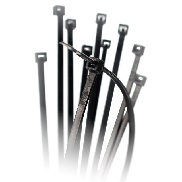 attache de câble CV-300 STW (310x4,8mm) (UV) noir
