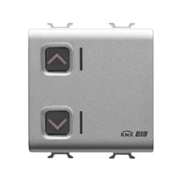 Atuador de controle do obturador 1-kanałowy 6A 230V 2 Módulos KNX tytanowy ELIT00835 Gewiss