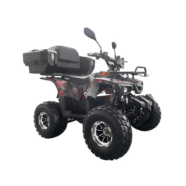 ATV eléctrico con batería HECHT 56199 Huron, motor 1200 W, batería de Pb-ácido 72 V, 20 Ah, capacidad de carga máxima 120 kg, 160 x %p6 /% x 121 cm