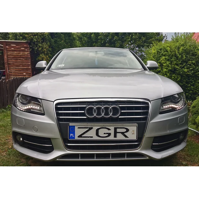 AUDI A4 B8 - Strisce cromate Griglia cromata COMPLETA