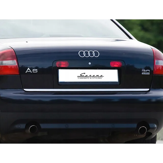 Audi A6 C5 Sedan - CHROME STRIP on the rear hatch