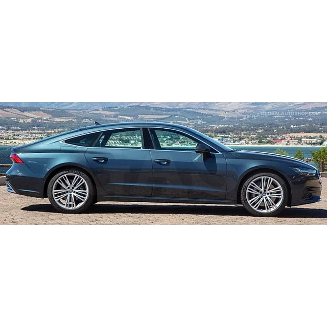 Audi A7 - CHROME strips on decorative chrome side doors