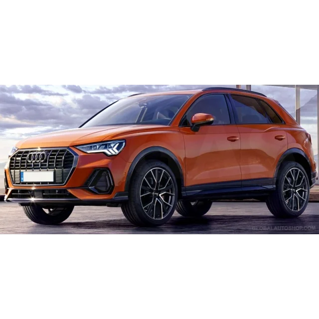 Audi Q3 - CHROME-lister til dekorative sidedøre i krom