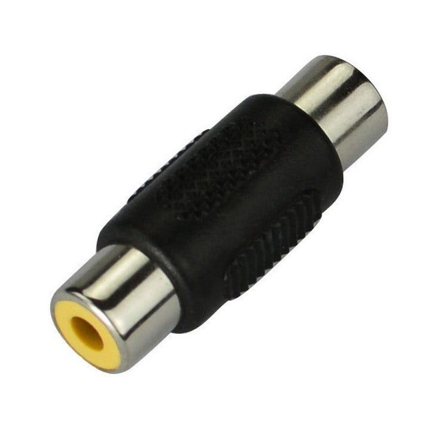 Audio connector RCA (female) to RCA (female) adapter plug
