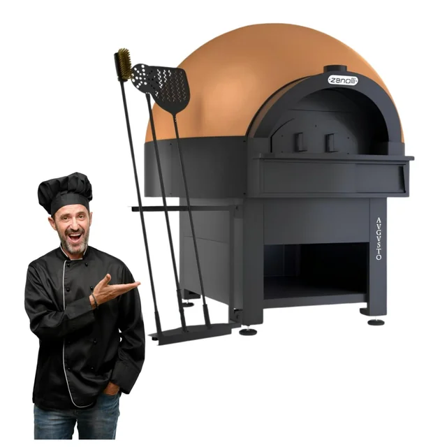 AUGUSTO PR E TOUCH Neapolitanischer Pizzaofen – 27 kW, 500°C, 12x30 cm