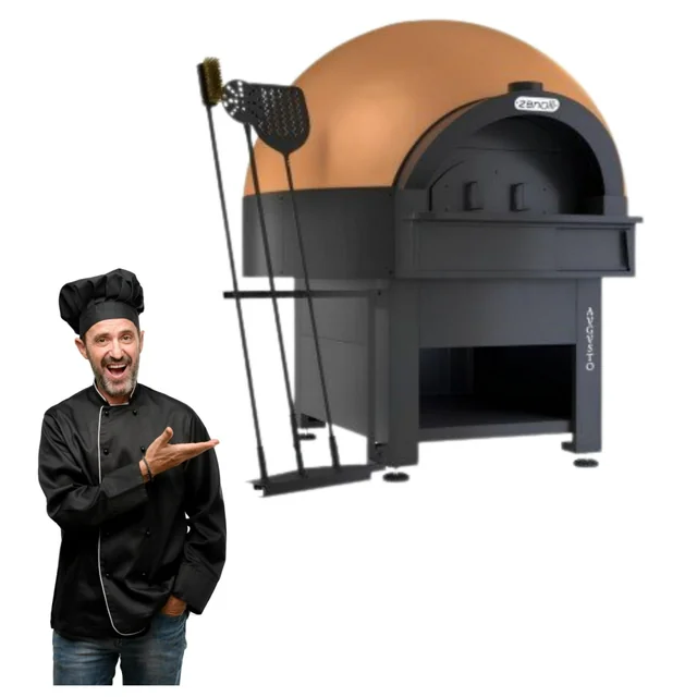 AUGUSTO PR nápolyi pizzasütő - gáz, 30.5 kW, 500°C, 12x30 cm