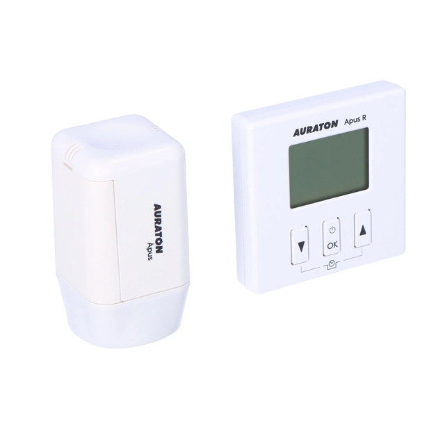 AURATON Apus SET - daily, wireless temperature controller with an electronic heating head (set), (successor of the model 200TRA)