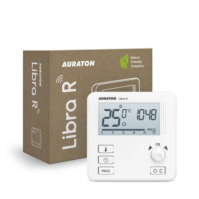 AURATON Libra R - Weekly, wireless temperature controller (transmitter), (successor of the model 3021R)