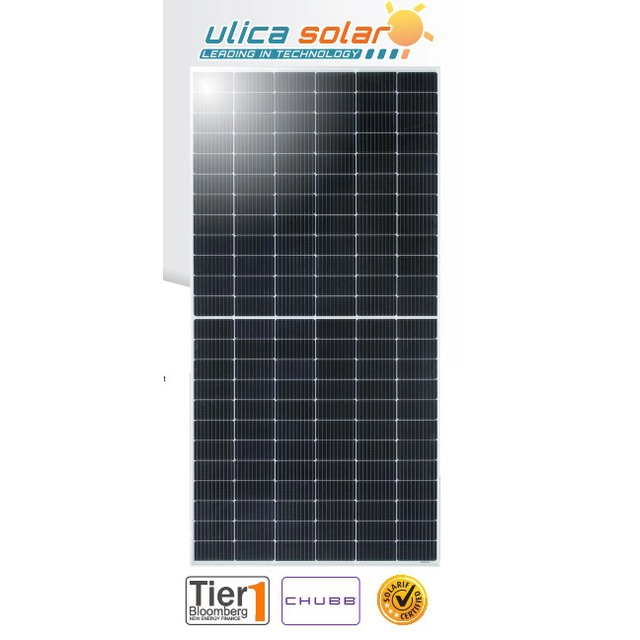 Aurinkomoduuli PV-paneeli 455Wp Ulica Solar UL-455M-144 hopeakehys