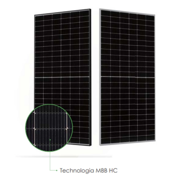 Aurinkopaneeli Jinko hopea runko MM540-72HLD-MBV SF Mono PV moduuli