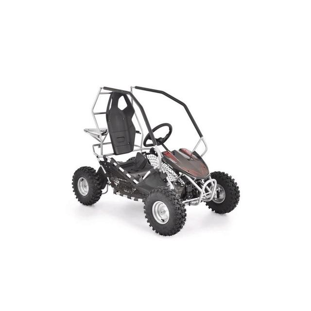 Auto per bambini Buggy HECHT 54899 Argento, batteria 36 V, 12 Ah, velocità massima 30 km/h, peso massimo 54 kg, argento