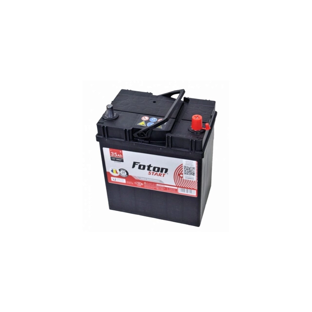 Autobatterie 12V 35A Größe 187mm x 127mm x h227mm 300A beim Starten von Foton Start