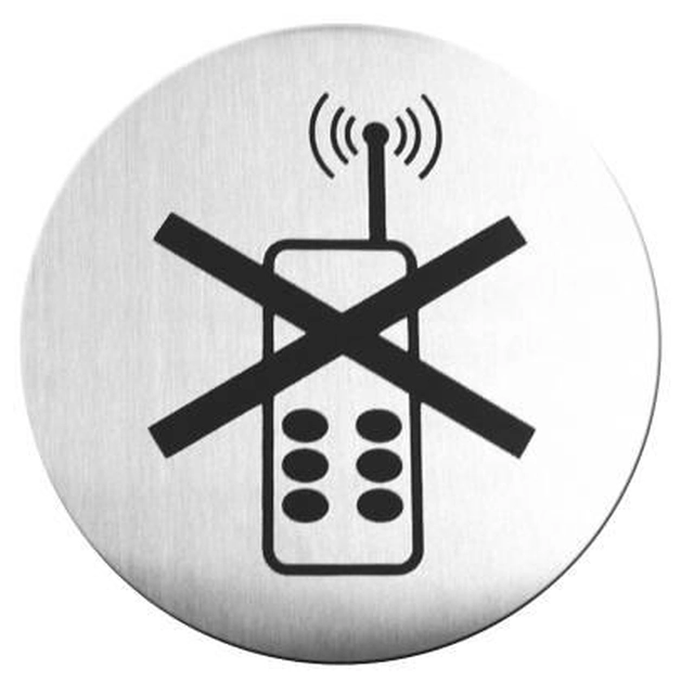 Αυτοκόλλητη πινακίδα πληροφοριών - χρήση κινητών τηλεφώνων